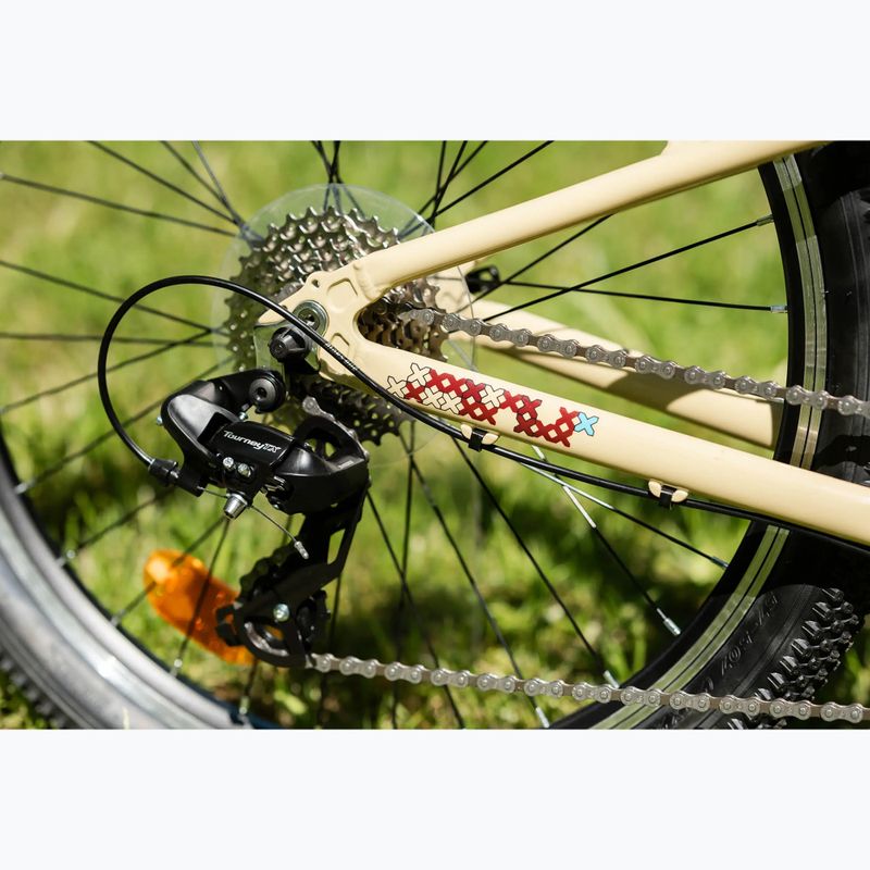 Detský bicykel KROSS Level Jr 1.0 beige/red/gloss 13