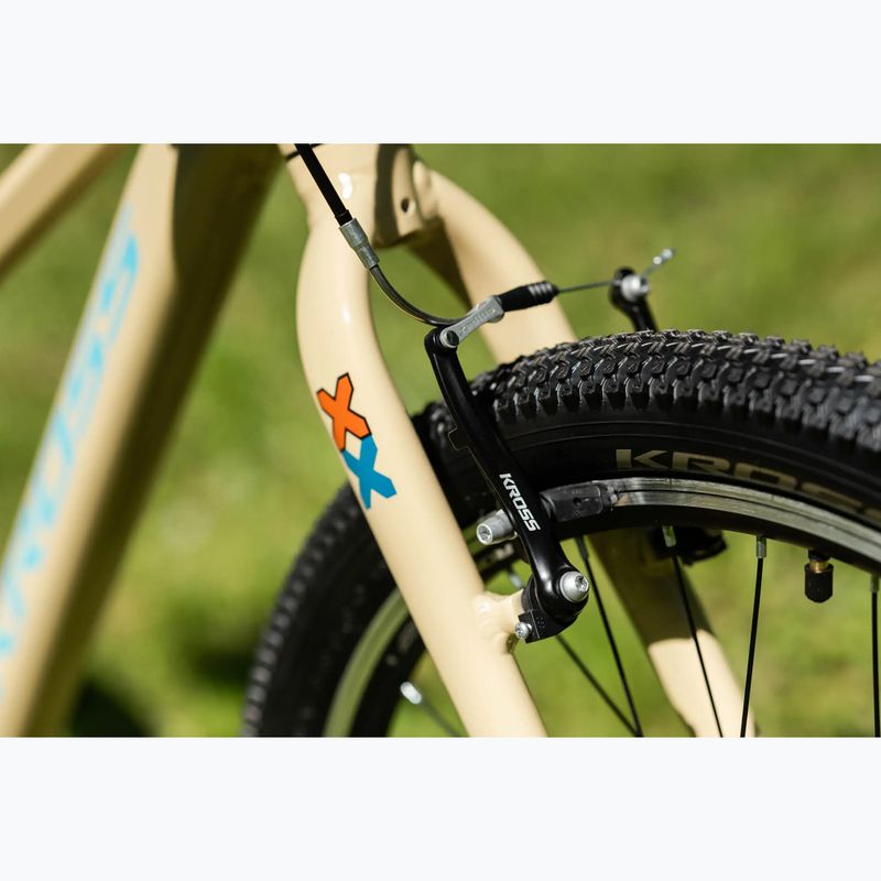Detský bicykel KROSS Level Jr 1.0 beige/red/gloss 14