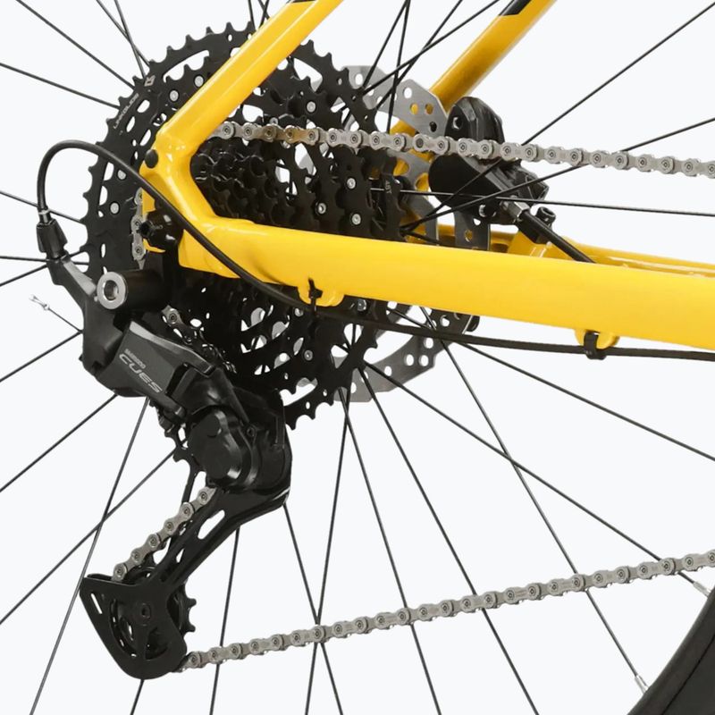 Horský bicykel KROSS Level 4.0 yellow/black/gloss 10