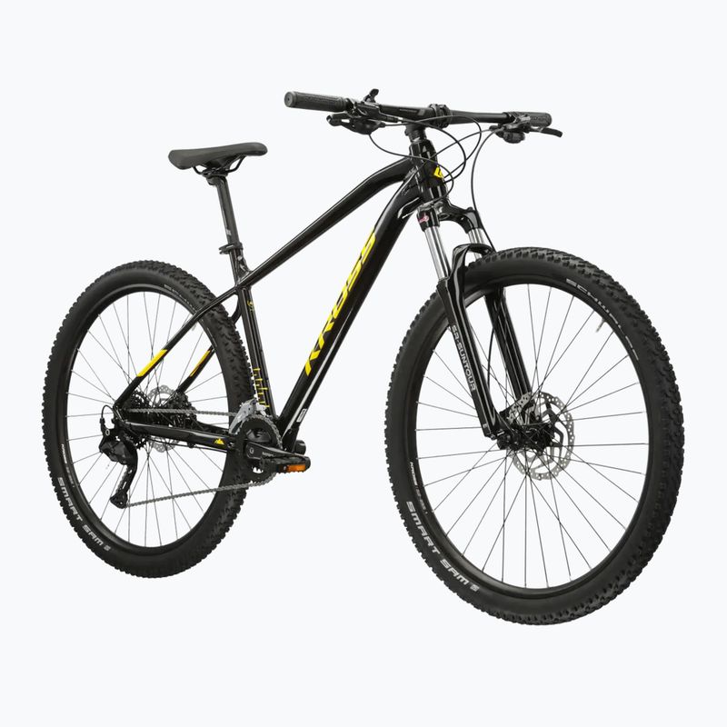 Horský bicykel KROSS Level 2.0 black/yellow/gloss 2