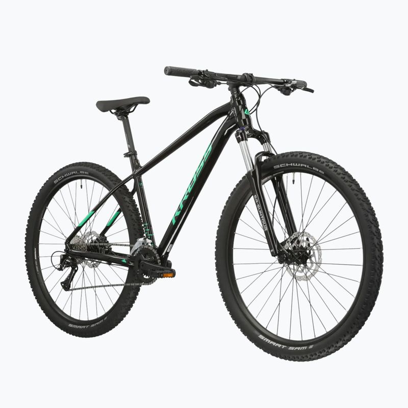 Horský bicykel KROSS Level 1.0 black/green/gloss 2