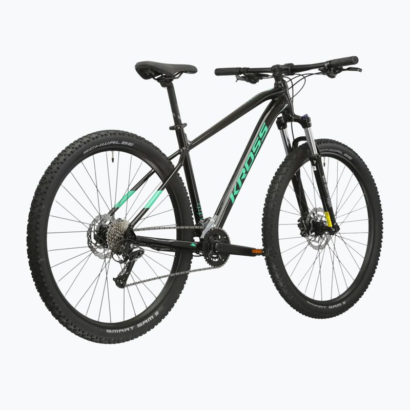 Horský bicykel KROSS Level 1.0 black/green/gloss 3