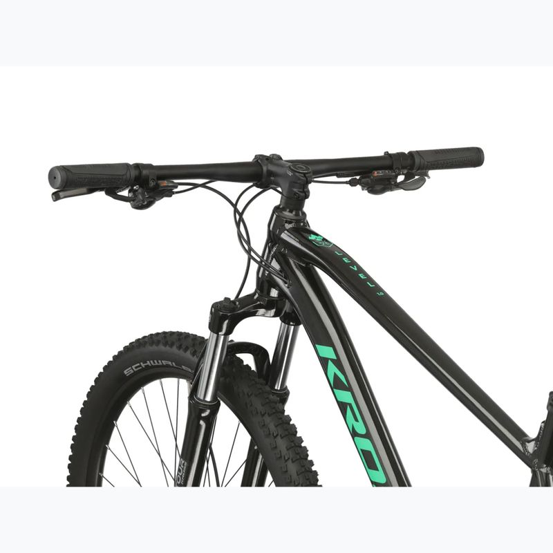 Horský bicykel KROSS Level 1.0 black/green/gloss 4