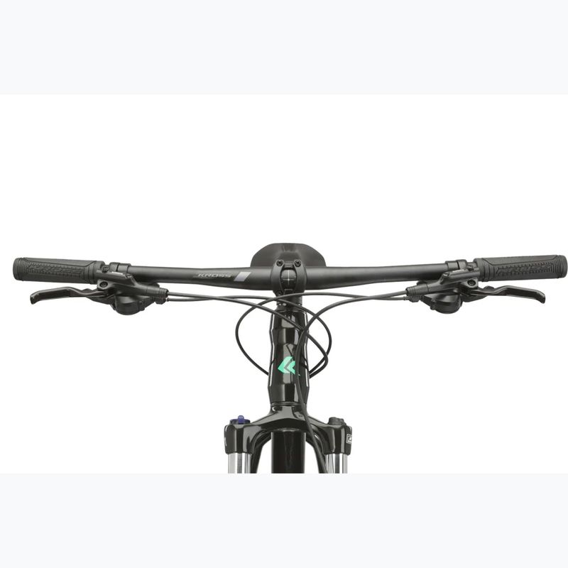 Horský bicykel KROSS Level 1.0 black/green/gloss 5