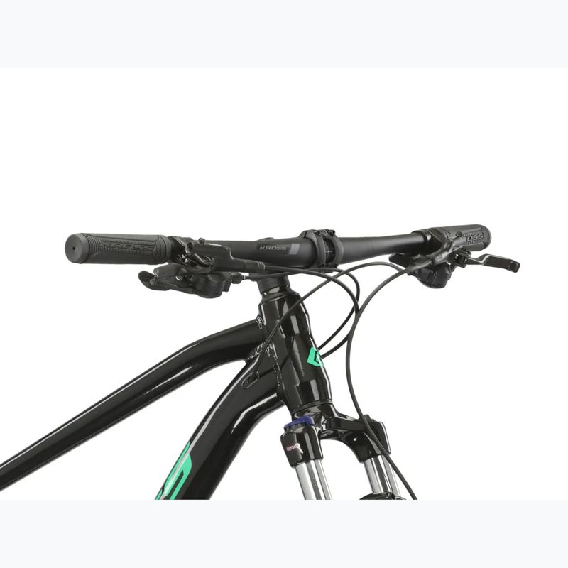 Horský bicykel KROSS Level 1.0 black/green/gloss 6