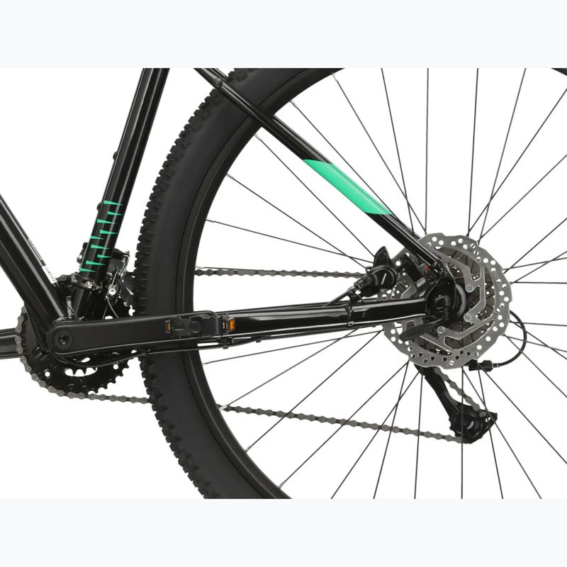 Horský bicykel KROSS Level 1.0 black/green/gloss 10