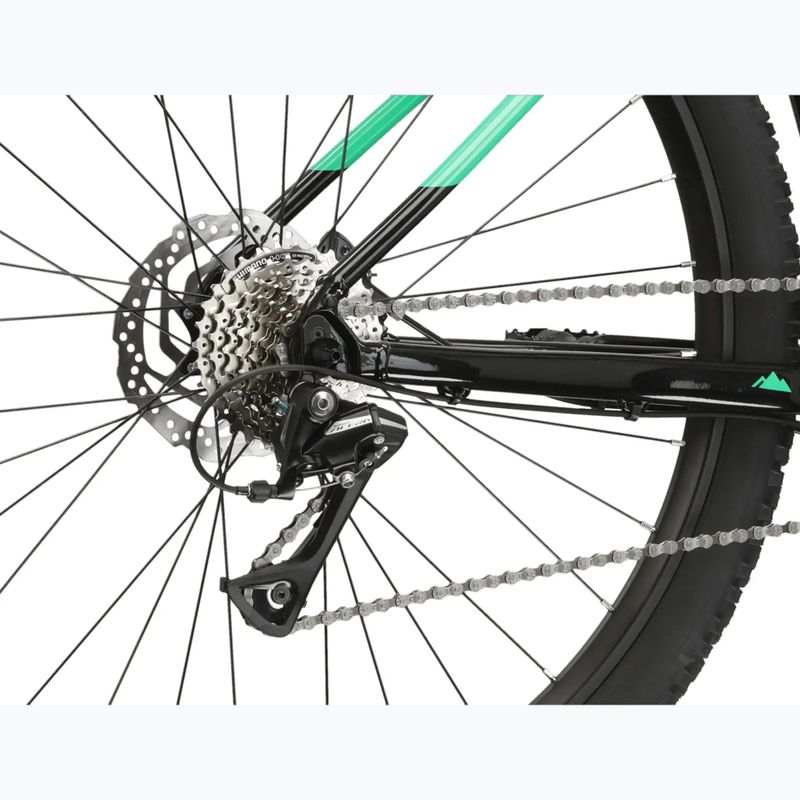 Horský bicykel KROSS Level 1.0 black/green/gloss 11