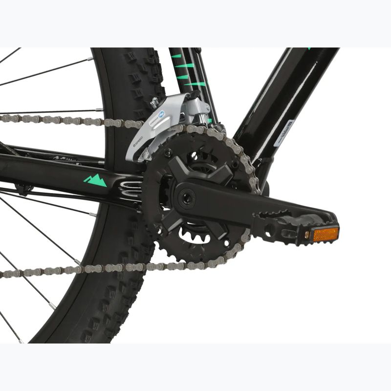 Horský bicykel KROSS Level 1.0 black/green/gloss 12