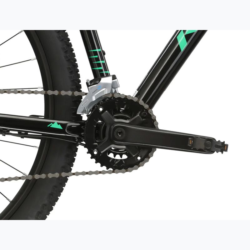 Horský bicykel KROSS Level 1.0 black/green/gloss 13