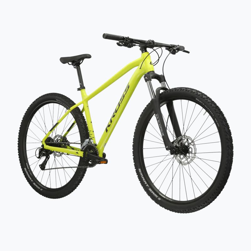 Horský bicykel KROSS Level 1.0 lime/black/matte 2