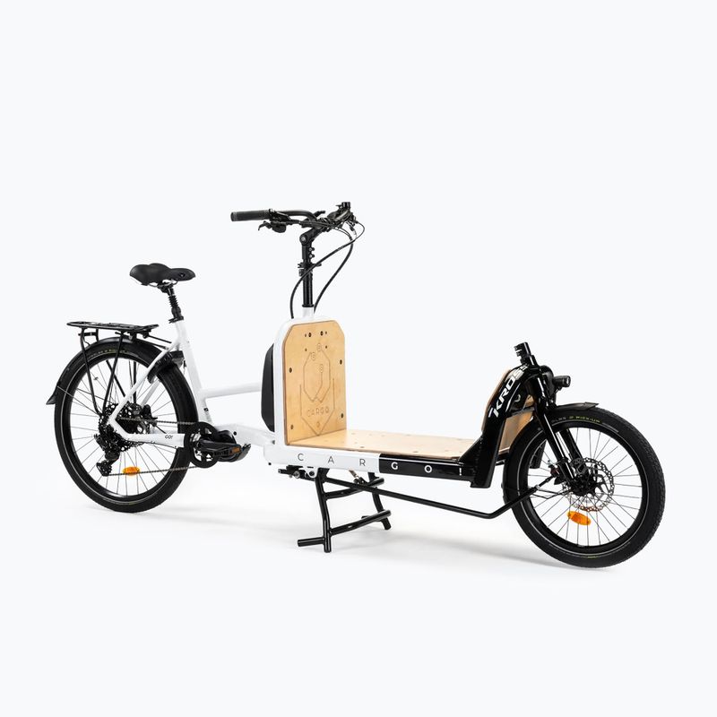 Elektrický bicykel KROSS E-Cargo Space Platform el. white/black/gloss 2