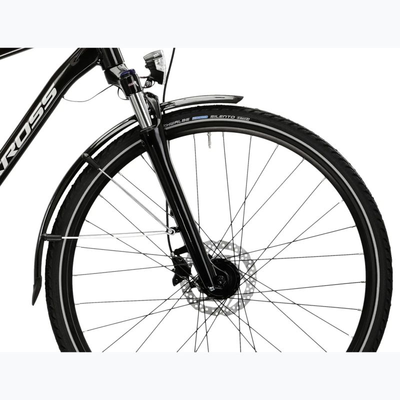 Pánsky trekingový bicykel KROSS Trans 7.0 Bg black/grey/gloss 6