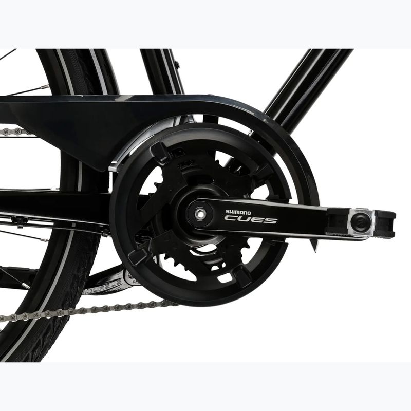 Pánsky trekingový bicykel KROSS Trans 7.0 Bg black/grey/gloss 10