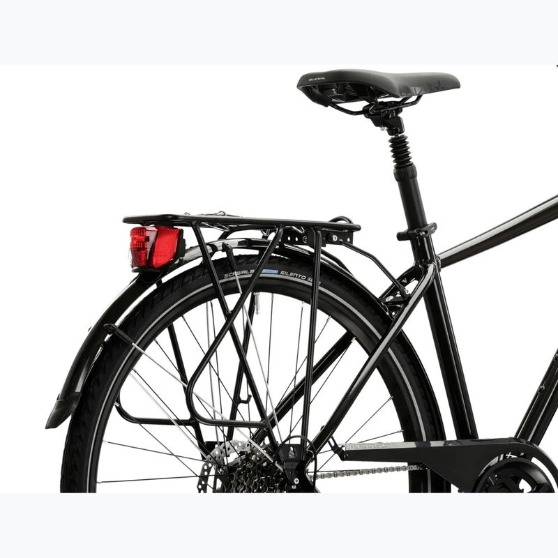 Pánsky trekingový bicykel KROSS Trans 7.0 Bg black/grey/gloss 11