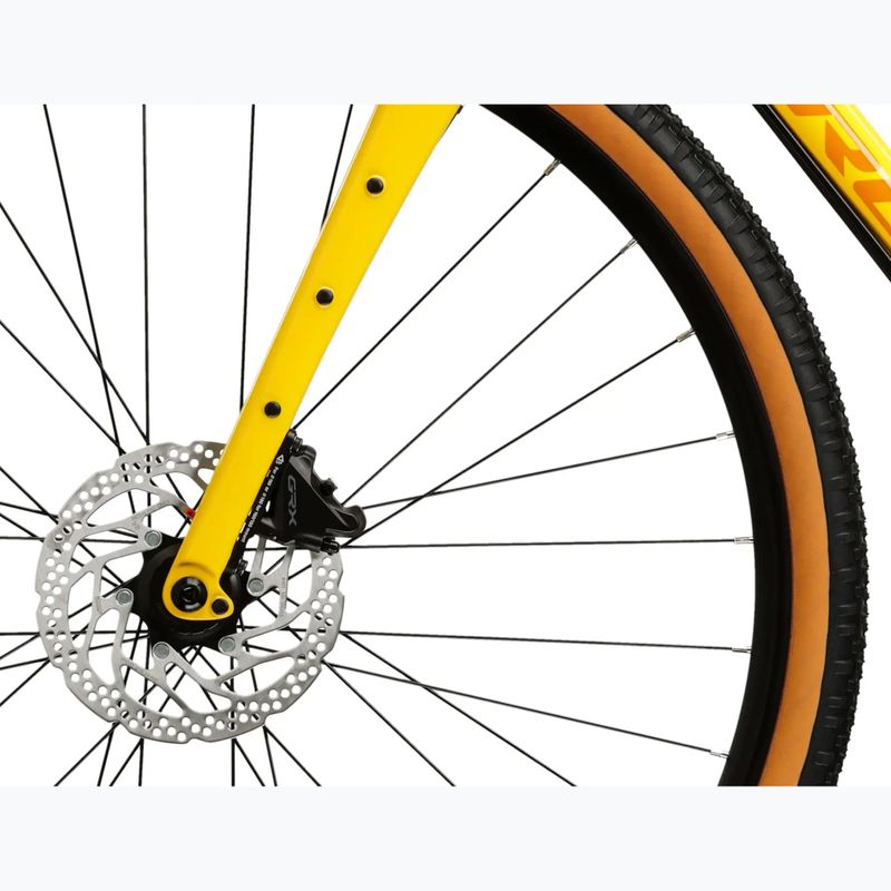 Gravelový bicykel KROSS Esker 4.0 yellow/orange/gloss 8