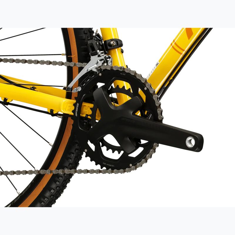 Gravelový bicykel KROSS Esker 4.0 yellow/orange/gloss 10