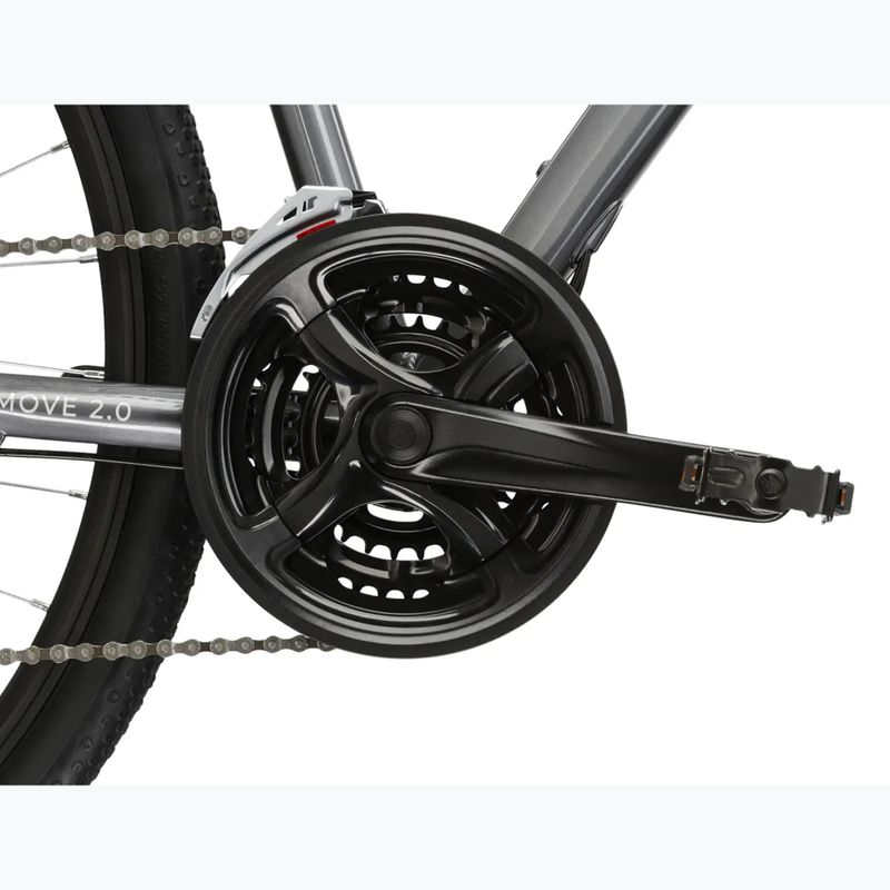 Dámsky mestský bicykel KROSS Move 2.0 In graphite/silver/gloss 10