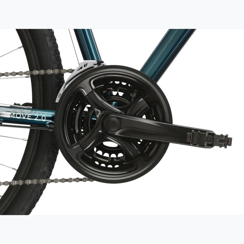 Mestský bicykel pánsky KROSS Move 2.0 turquoise/silver/gloss 10