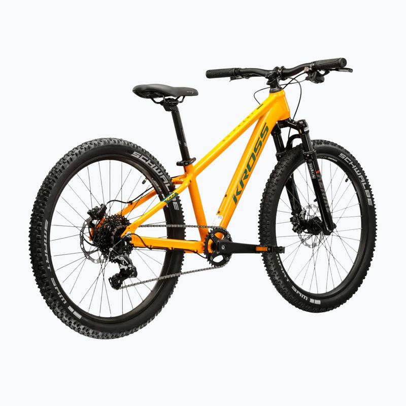 Detský bicykel KROSS Level Jr 4.0 orange/green/gloss 3