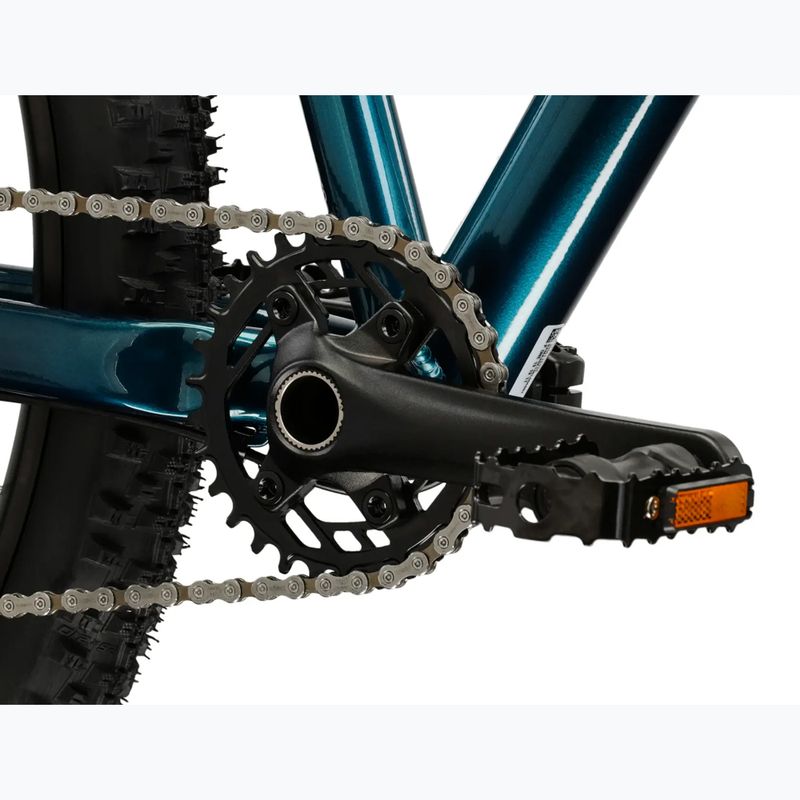 Juniorský bicykel KROSS Level Jr 5.0 turquoise/orange/gloss 9