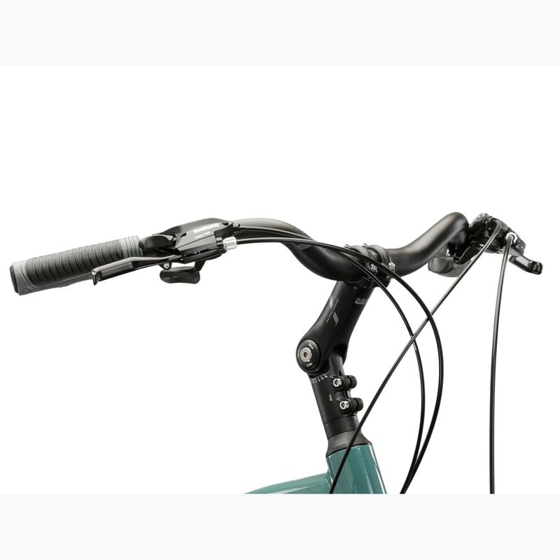 Pánsky trekingový bicykel KROSS Trans 3.0 green/silver/gloss 4