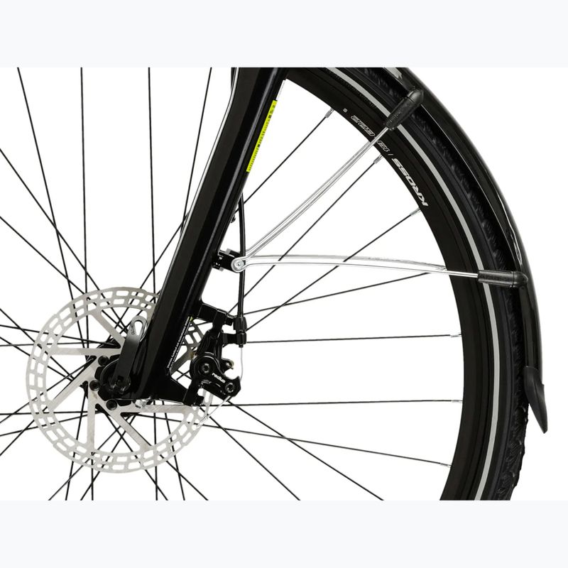 Pánsky trekingový bicykel KROSS Trans 3.0 green/silver/gloss 7