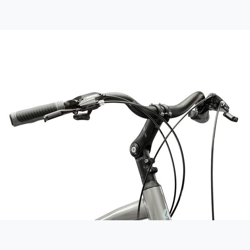 Pánsky trekingový bicykel KROSS Trans 3.0 silver/blue/gloss 4