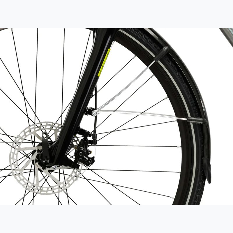 Pánsky trekingový bicykel KROSS Trans 3.0 silver/blue/gloss 7