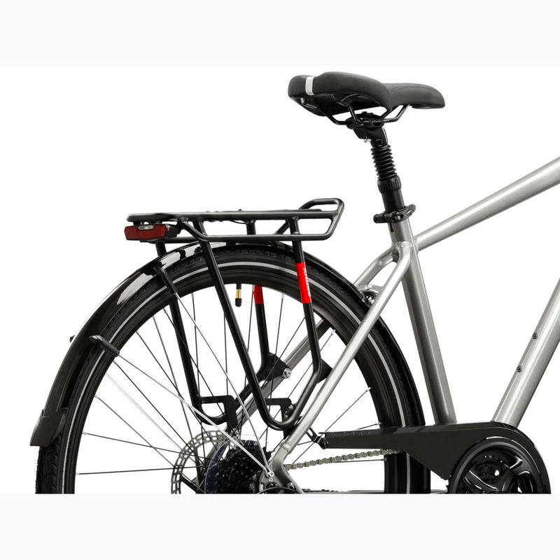 Pánsky trekingový bicykel KROSS Trans 3.0 silver/blue/gloss 11