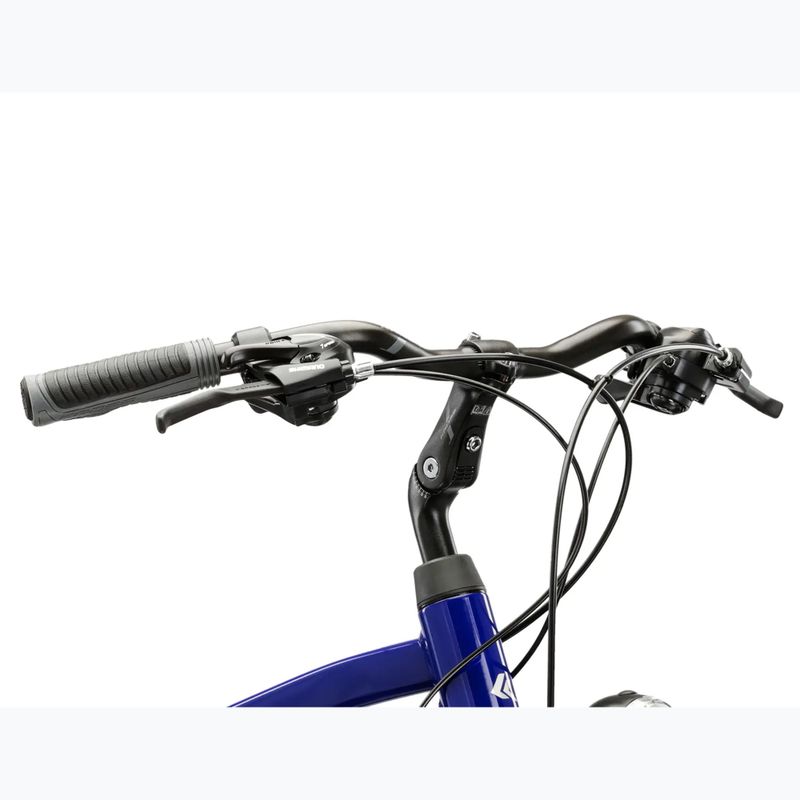 Pánsky trekingový bicykel KROSS Trans 1.0 navy blue/silver/gloss 4