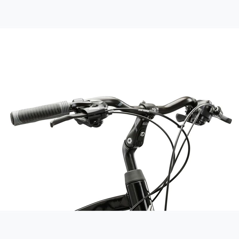 Pánsky trekingový bicykel KROSS Trans 1.0 black/silver/gloss 4