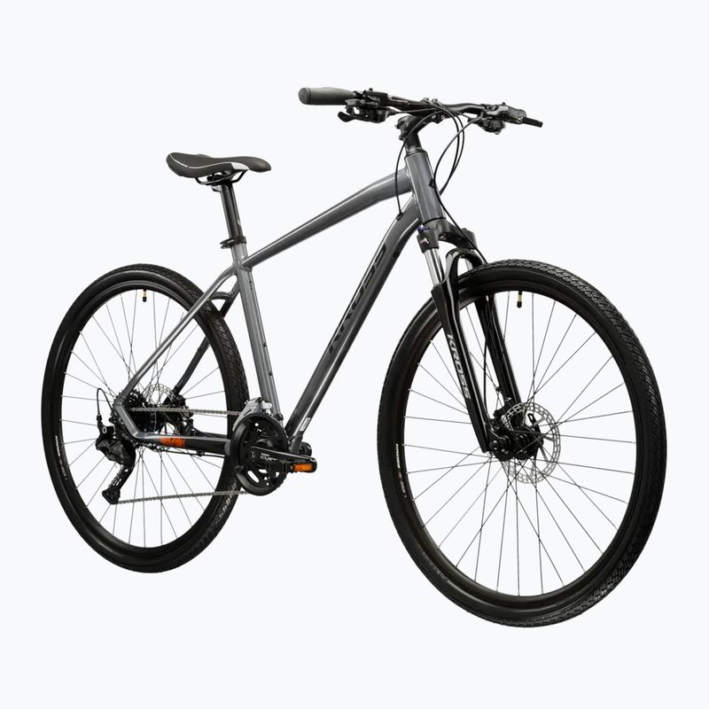 Krosový bicykel KROSS Evado 5.0 grey/black/gloss 2