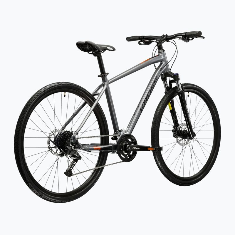 Krosový bicykel KROSS Evado 5.0 grey/black/gloss 3