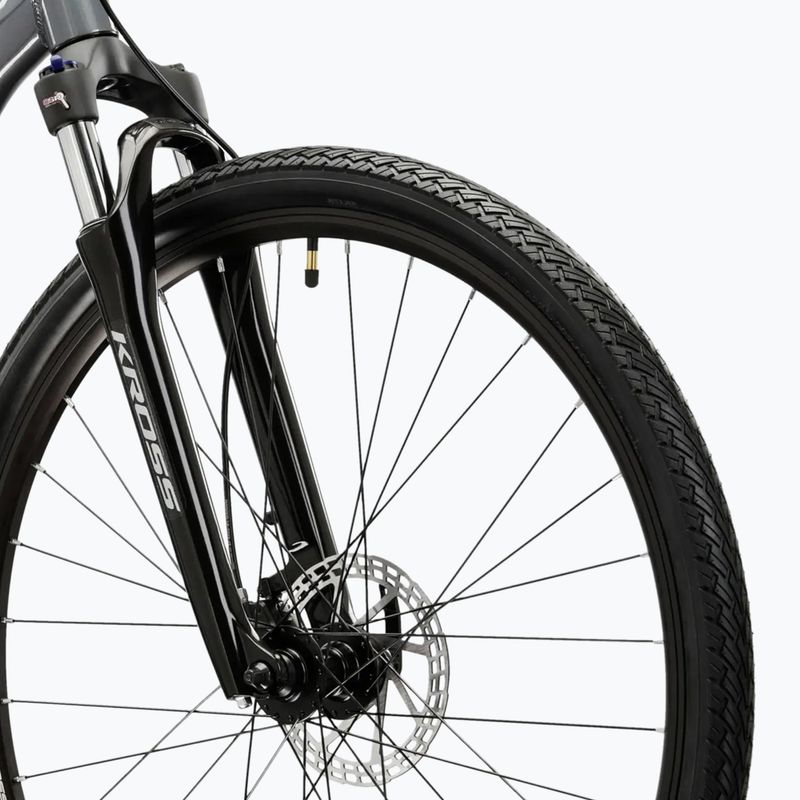 Krosový bicykel KROSS Evado 5.0 grey/black/gloss 5