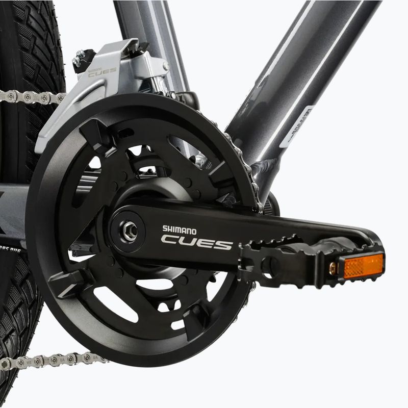 Krosový bicykel KROSS Evado 5.0 grey/black/gloss 8