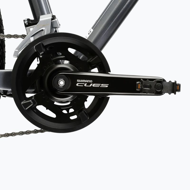 Krosový bicykel KROSS Evado 5.0 grey/black/gloss 9