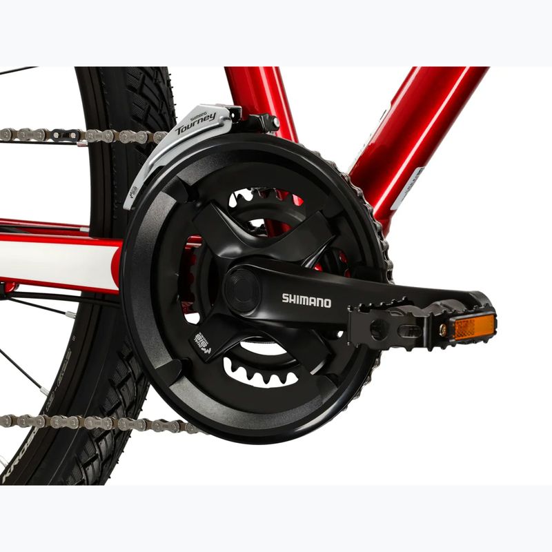 Krosový bicykel KROSS Evado 4.0 burgundy/white 9