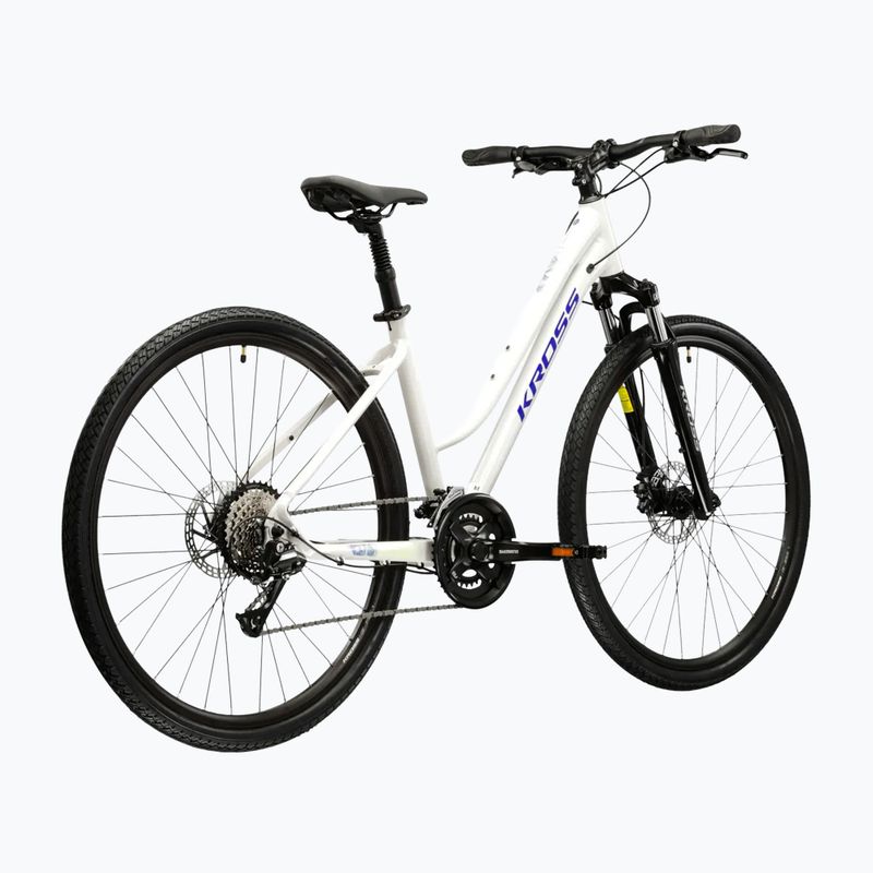 Dámsky crossový bicykel KROSS Evado 4.0 In grey/navy/gloss 3