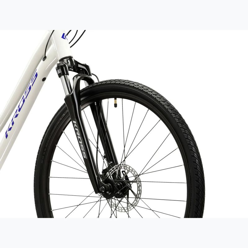 Dámsky crossový bicykel KROSS Evado 4.0 In grey/navy/gloss 5