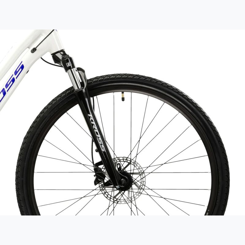 Dámsky crossový bicykel KROSS Evado 4.0 In grey/navy/gloss 6