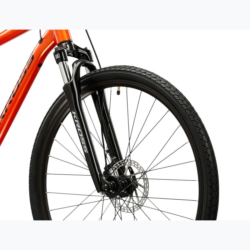 Krosový bicykel KROSS Evado 3.0 orange/black/gloss 5