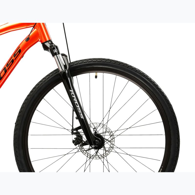 Krosový bicykel KROSS Evado 3.0 orange/black/gloss 6