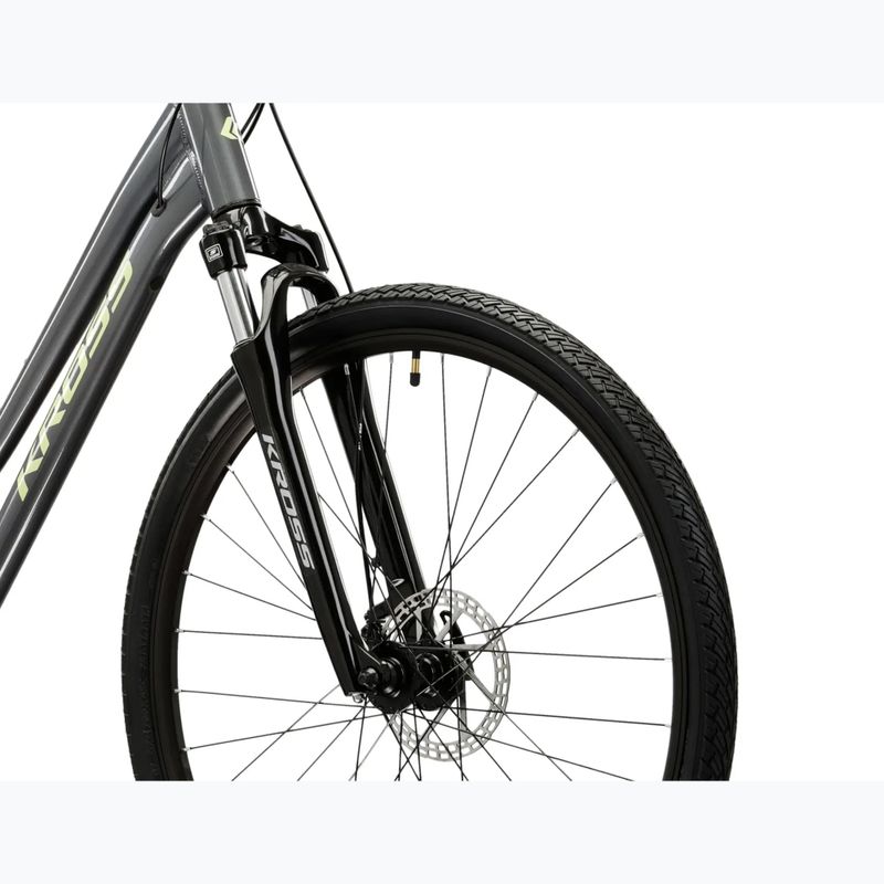 Dámsky crossový bicykel KROSS Evado 3.0 In gray/green 5