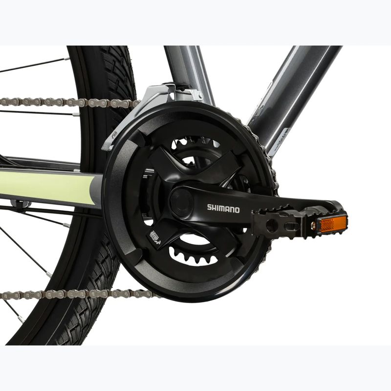 Dámsky crossový bicykel KROSS Evado 3.0 In gray/green 9