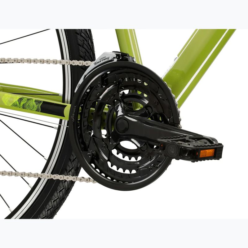Krosový bicykel KROSS Evado 2.0 khaki/black/gloss 8