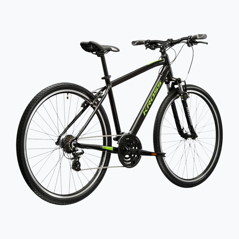 Krosový bicykel KROSS Evado 2.0 black/green/gloss 3