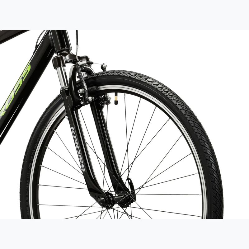 Krosový bicykel KROSS Evado 2.0 black/green/gloss 5