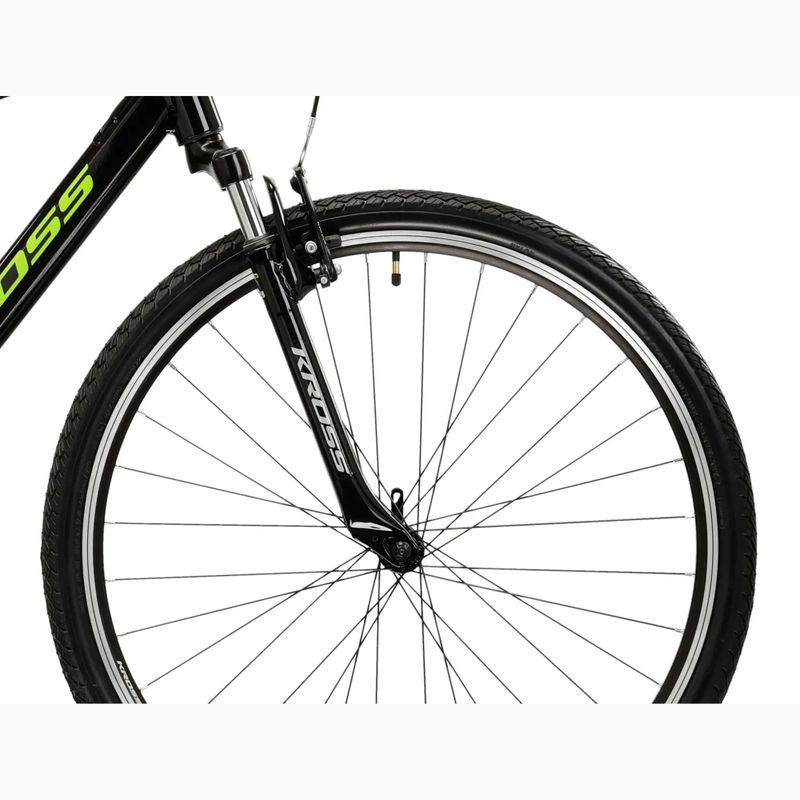 Krosový bicykel KROSS Evado 2.0 black/green/gloss 6