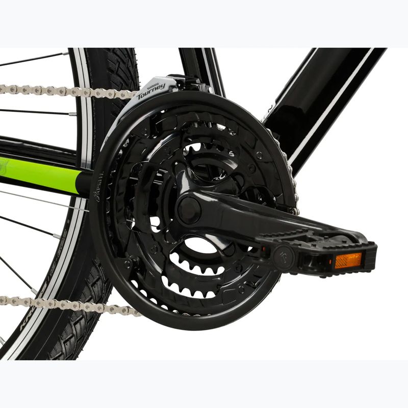 Krosový bicykel KROSS Evado 2.0 black/green/gloss 8