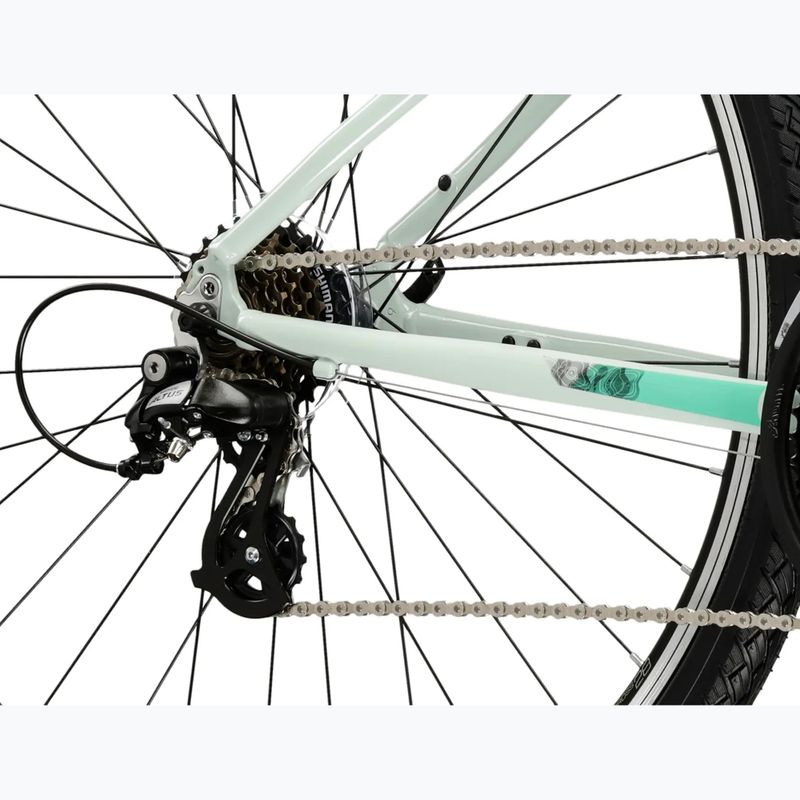 Dámsky crossový bicykel KROSS Evado 2.0 In mint/black/gloss 7